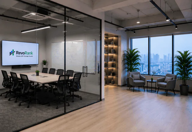 RevoRank conference and collaboration room